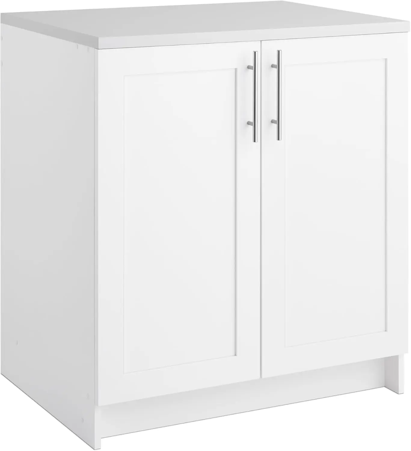 32" White Storage C…