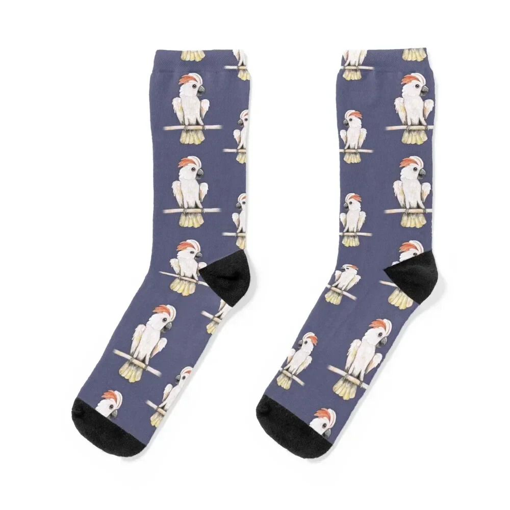 Salmon-crested cockatoo Socks halloween aesthetic Socks For Men Women's