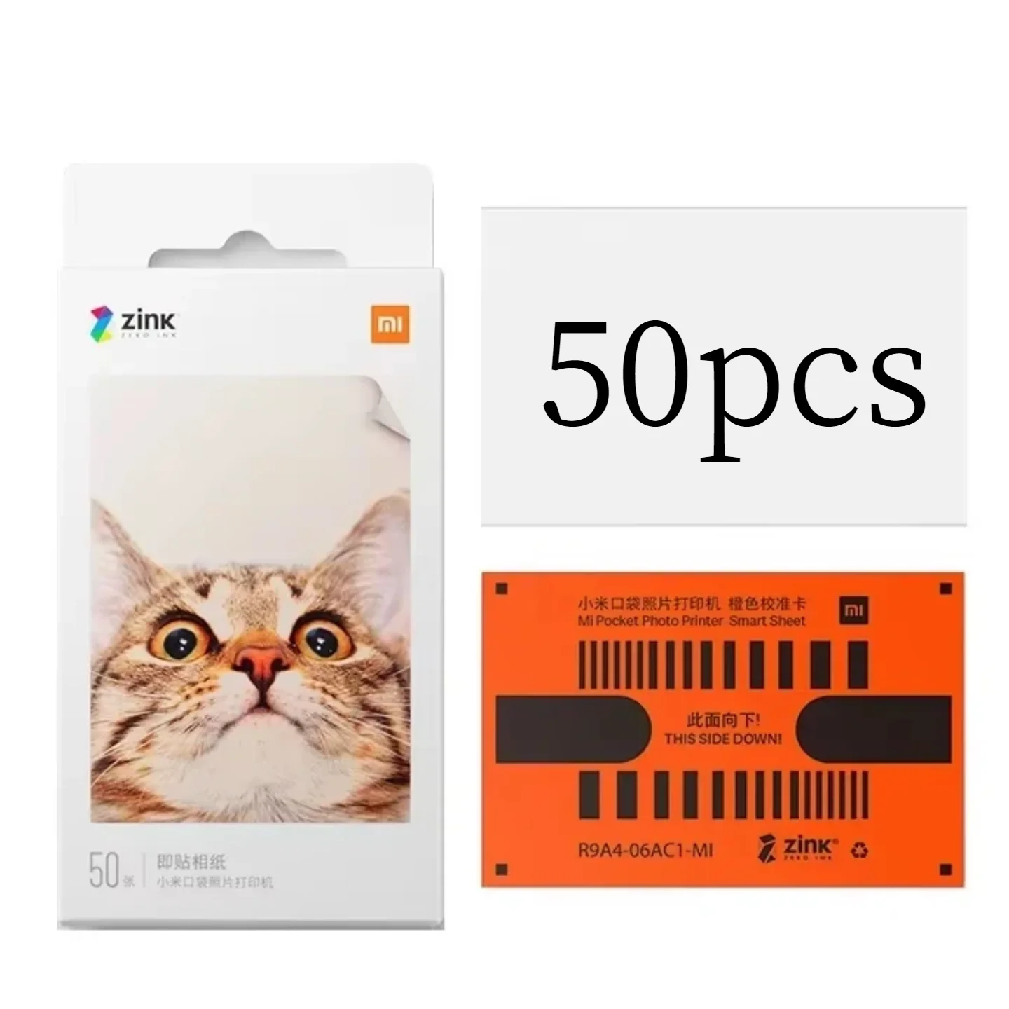 50er-Pack Xiaomi Pocket Printer Papier ZINK Fotopapier 3x5 Mi Tragbares Fotopapier für Drucker Selbstklebendes Scrapbook-Papier – Detail 9