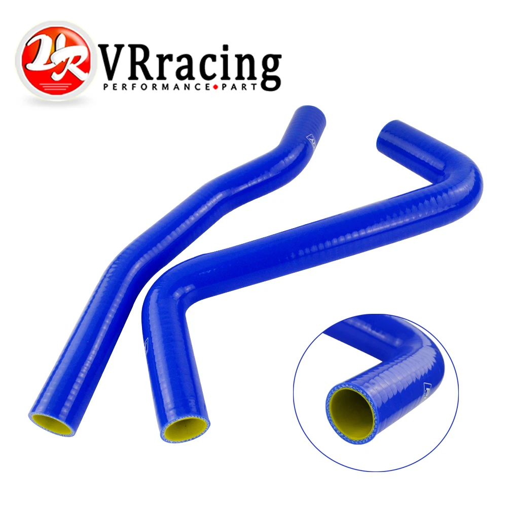 VR - 2PC Silicone hose kit for TOYOTA Celica GT4 GT Four ST205 Silicone Radiator Hose BLUE&YELLOW With PQY logo VR-LX2008-QY