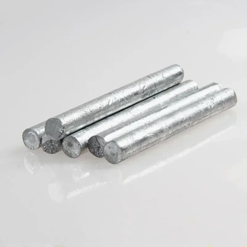 Zinc Metal Rod High Purity Zn 99.5% Ingot Round Bar Anode Electroplating Marine anticorrosive Experimental 3-30MM Customization