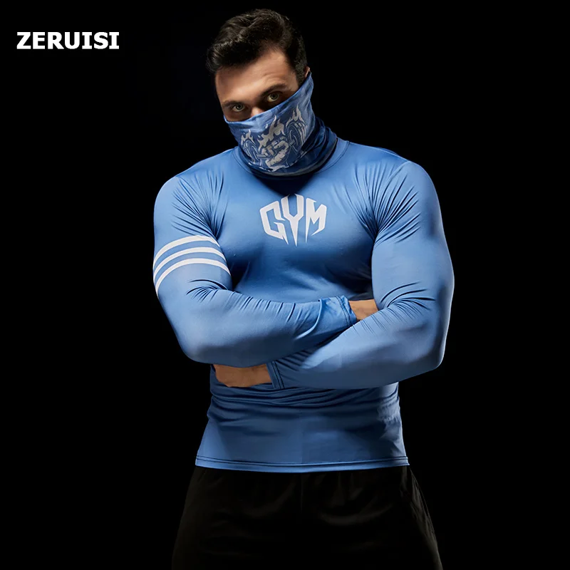 Men's Outdoor Cycling Top with Dust Resistant Neck Bandana Sun Protection T-Shirt Suitable for Traveling Outdoor Sports Riding