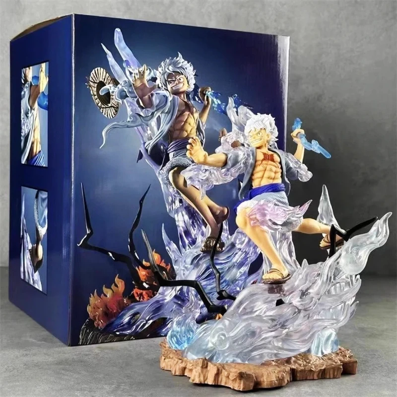 

Цельный Бог Солнца Ника Луффи Шестерня 5, экшн-фигурка, изысканная статуя с эффектами молний, аниме-модель, игрушка, коллекционный подарок для фанатов