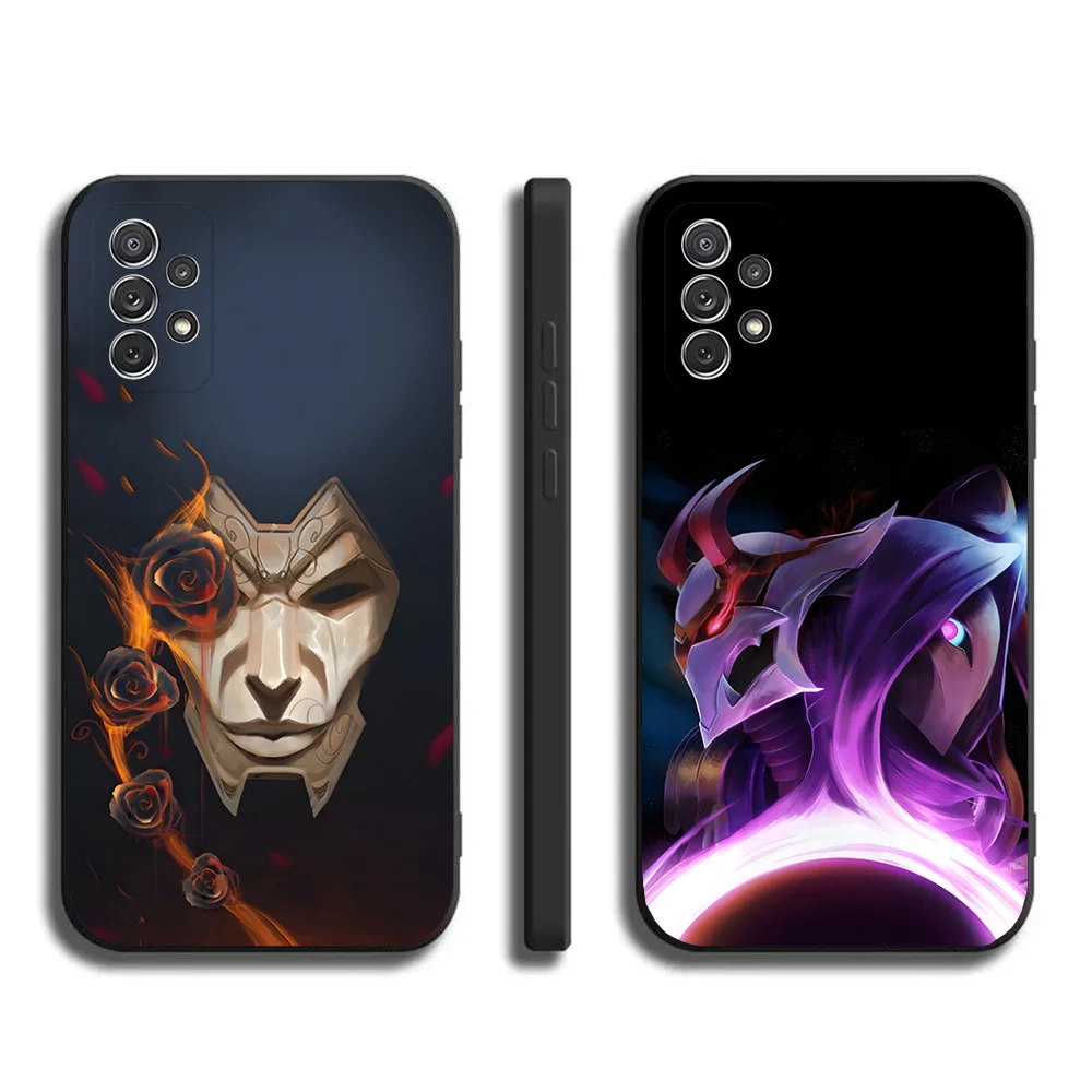 L-LOL K-Khada Jhin Virtuoso Phone Case For Samsung Galaxy A20,A21s,A22,A31,A32,A52,A53,A72,73,A80,A91Soft Black Cover