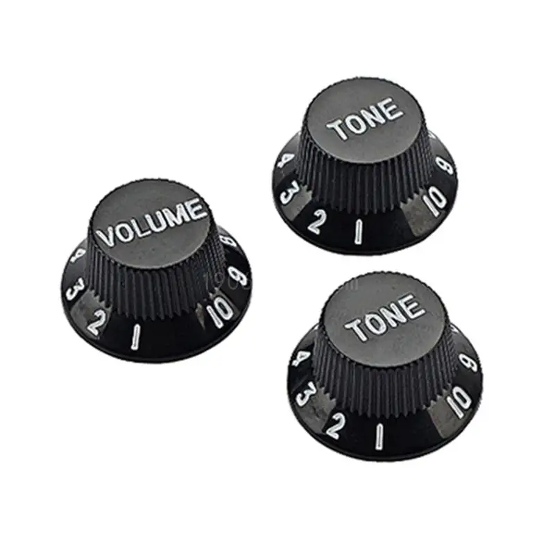 3 Pcs/Lot Guitar Speed Control Knobs 1 Volume 2 Tone for S-trat S-T SQ Electric Guitar Parts Accessories