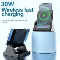 Super Fast Wireless Charger Stand Pad Desk Mobile Phone Holder Wireless Charging Dock Station For iPhone 16 15 14 Samsung Xiaomi