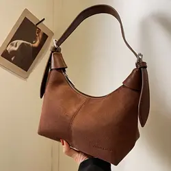 Autumn Winter Niche Design Suede Bags 2024 New Women's bag Popular Crossbody bags Shoulder Underarm Bag bolsa feminina  sac 가방