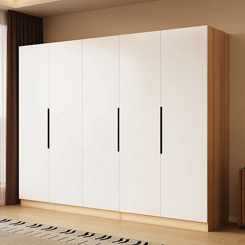 Modern Open Wardrobe Kids Fabric Wooden Partitions Cupboard Organizer Storage Closet Bedroom Guarda Roupa Lounge Suite Furniture