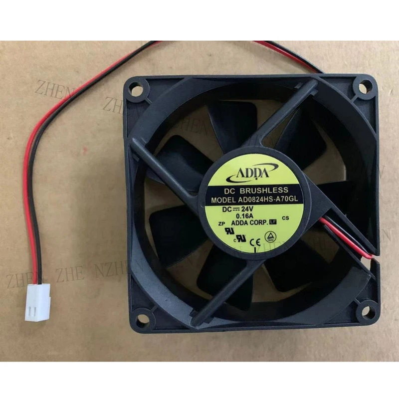 s-新品-adda-ad0824hs-a70gl-dc24v-016a-2ピン冷却ファン-qw