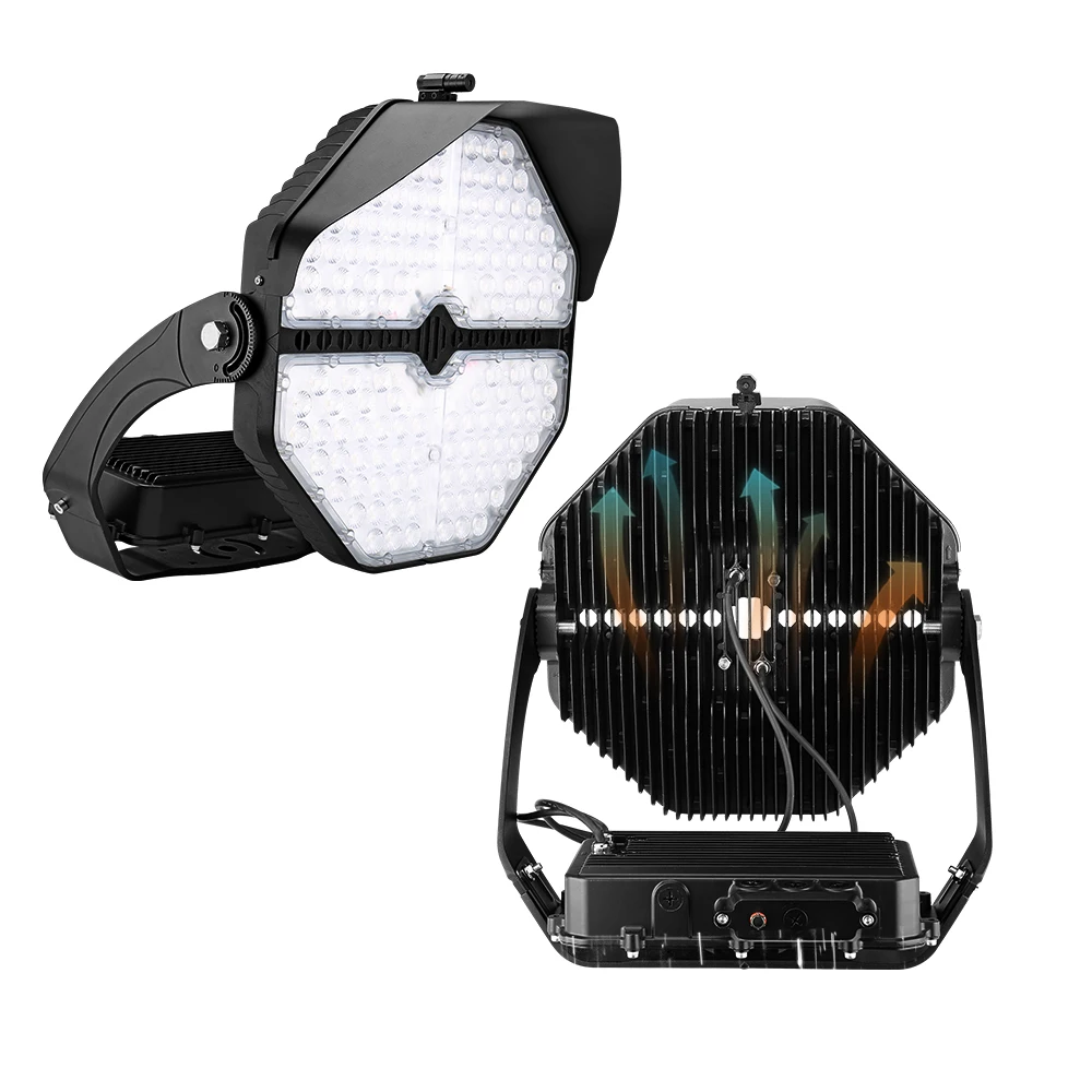 

Super Brightness LED Stadium Light Outdoor Sports Fixture 360W 510W Gym Yard Different NEMA Choice IP65 Mast Sports Light