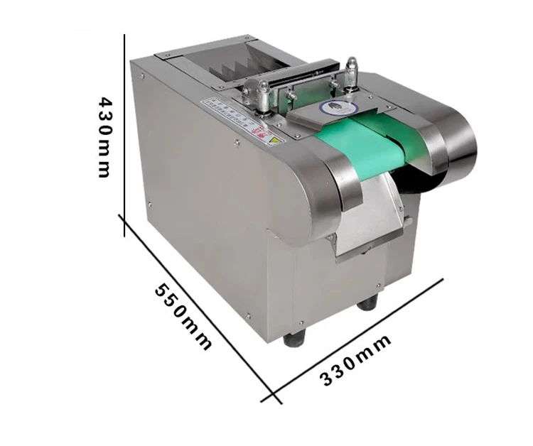 1-12mm Electric Chili Slicing Machine Red Pepper Cutting Machine 20KG/H Commercial Vegetable Processing Machine