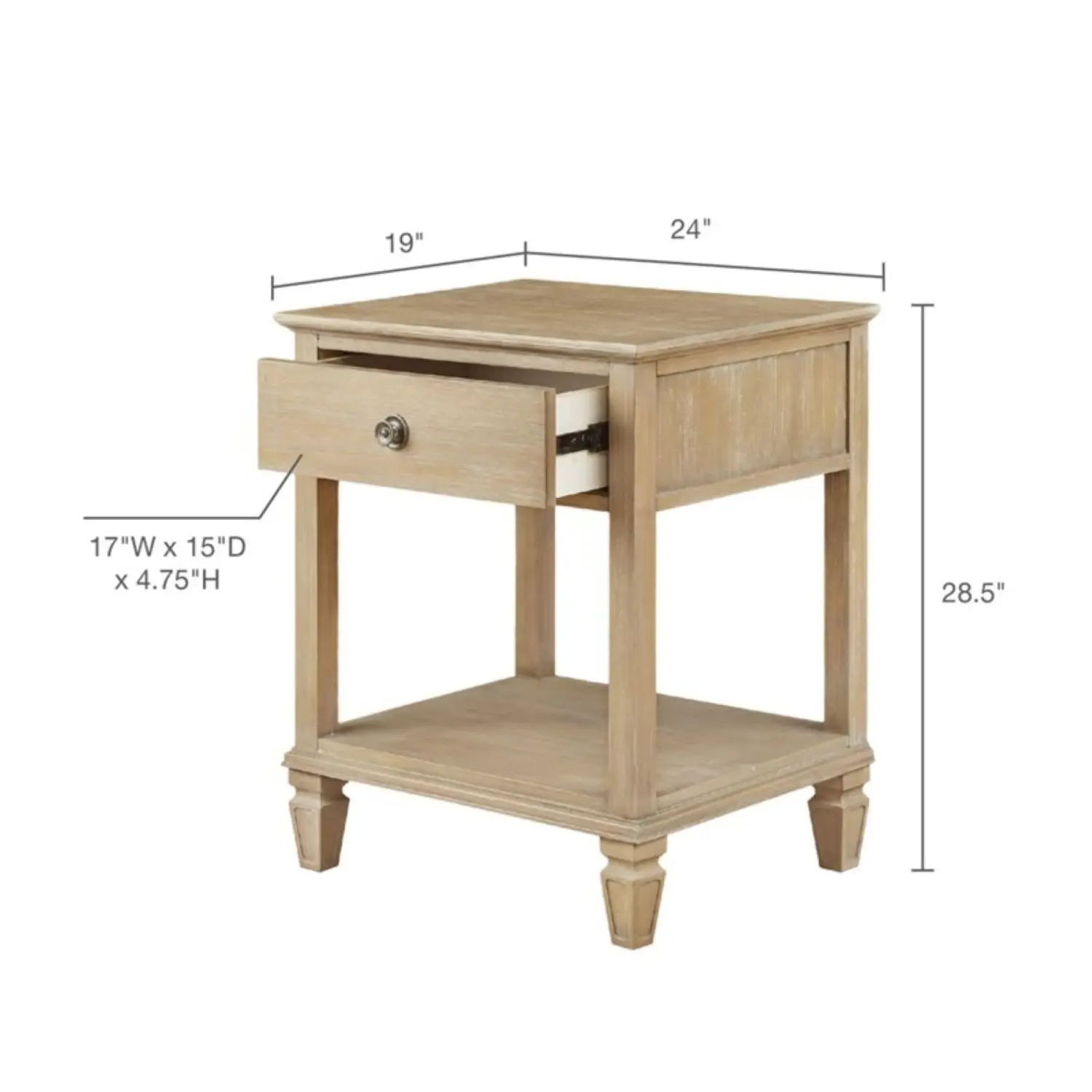 Grey bedside table Fashion bedside table