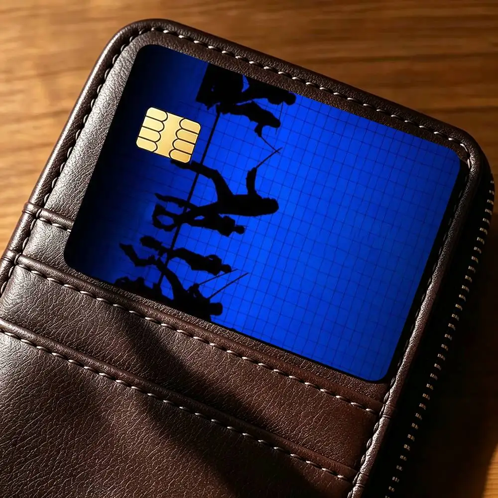 K-Kill Bill Action M-Movie Credit Card HD Stickers Game Card Decal Small Chip Waterproof Sticker Gift