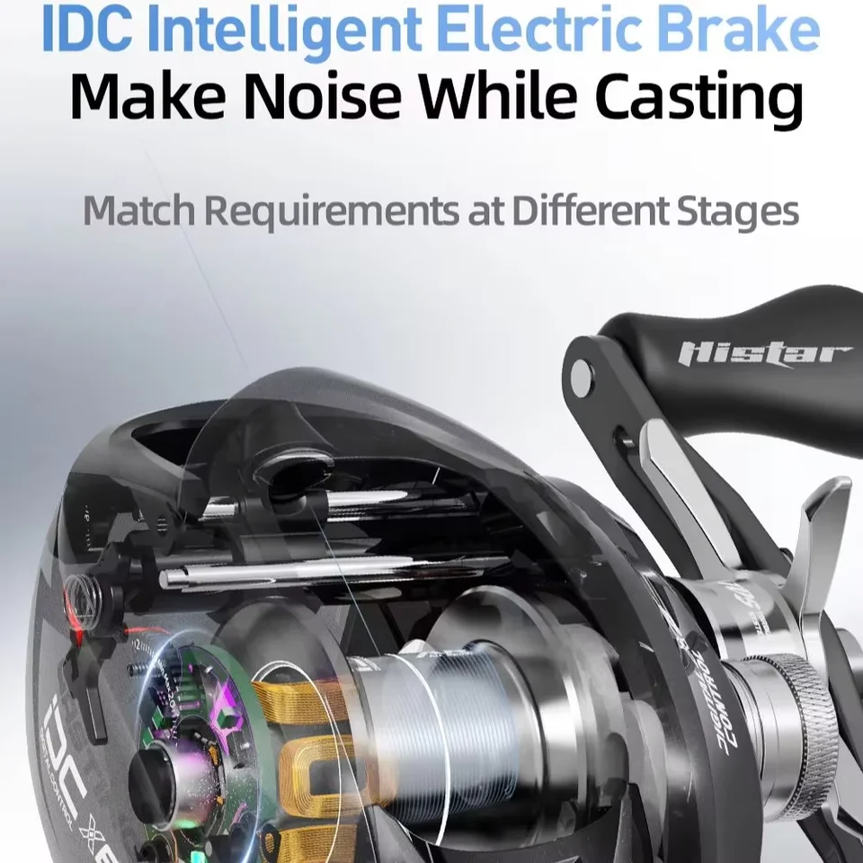 HASIDA X6 DC ベイトキャスティングフィッシングリール IDC