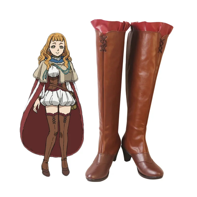 

Mimosa Vermillion Shoes Cosplay Black Clover Mimosa Vermillion Cosplay Boots High Heel Shoes Custom Made