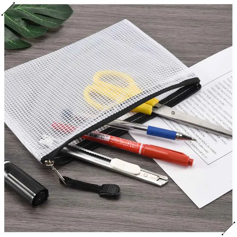 21Pack Zipper Pouch(7 Sizes)For School Office Supplies Cross Stitch Organizing Storage