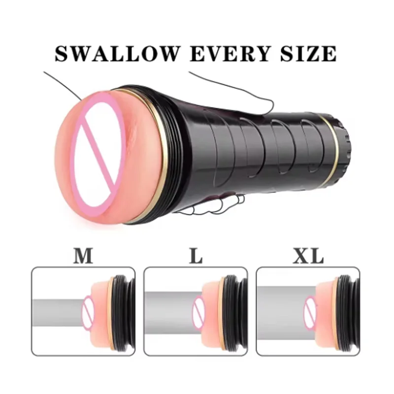 Flesh and LIght Male Masturbators Cup Realistic Silicone Artificial Vagina Pocket Pussy Male Masturbation Sex Toy For Men