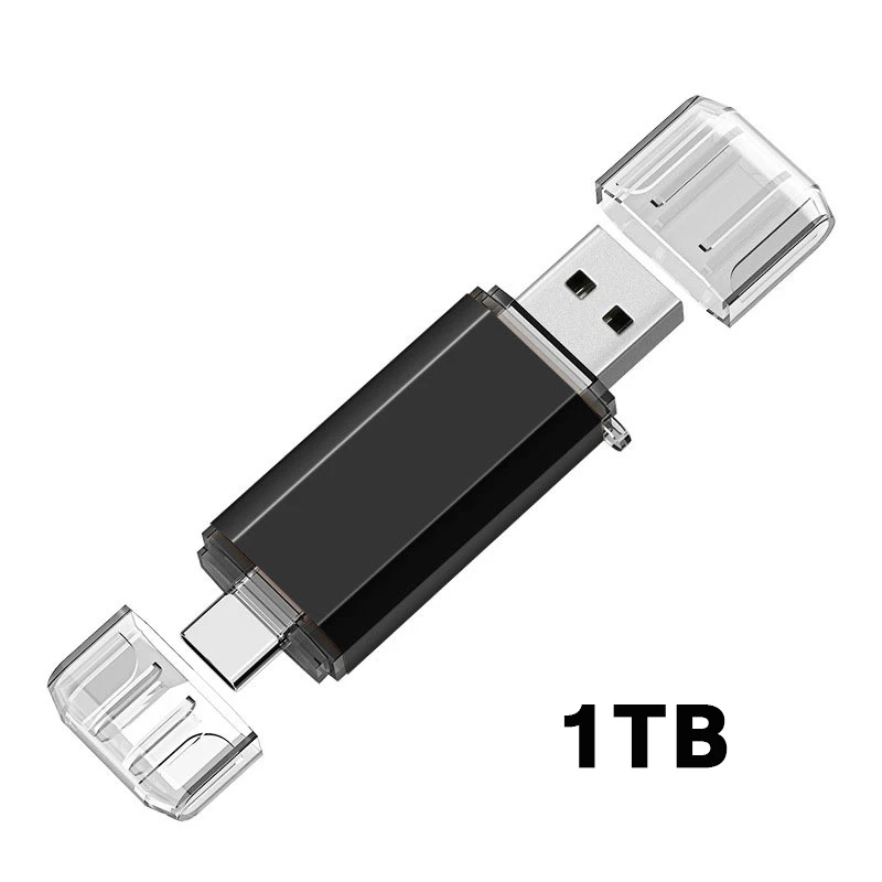 2-in-1-Flash-Laufwerk 16 TB OTG USB 2.0 Typ C High-Speed-Pendrive-Speicherstick für iPhone, Samsung, Android, Laptop