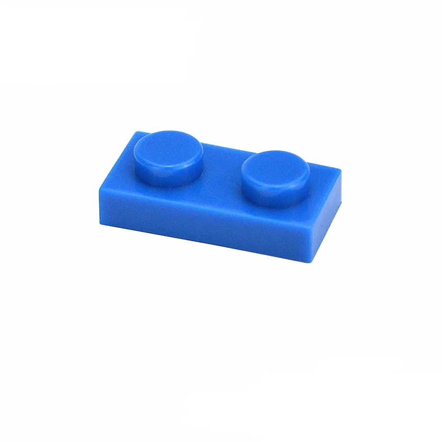 1x2 Punkte 100PCS Farbe Pädagogisches Kreative kompatibel 3023 Größe MOC Bausteine Dünne Zahlen Ziegel Spielzeug für Kinder