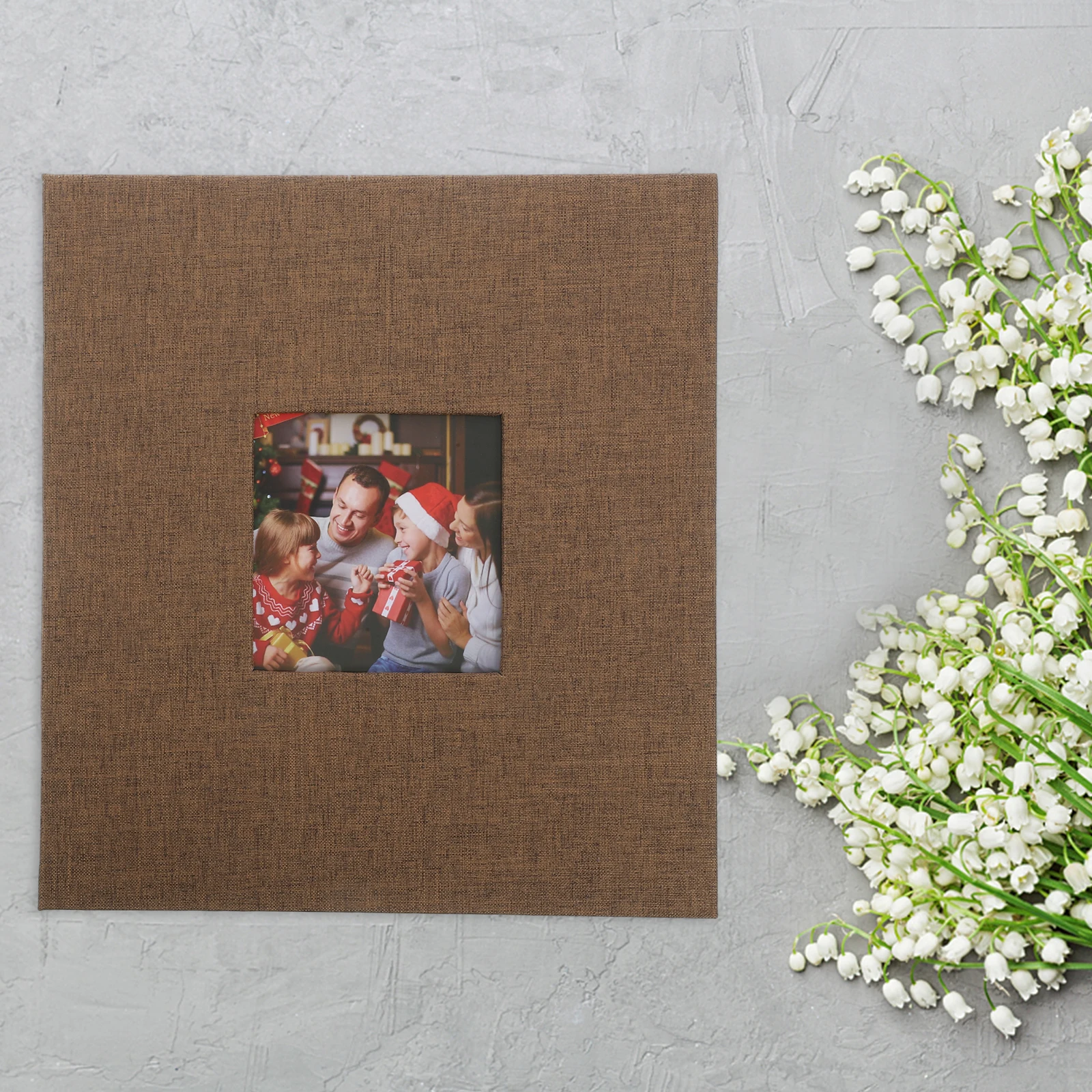 

Self Adhesive Photo Wedding Graduation Picture For Memories Family Party Photos Small Scrapbook Album 12X12 Inch