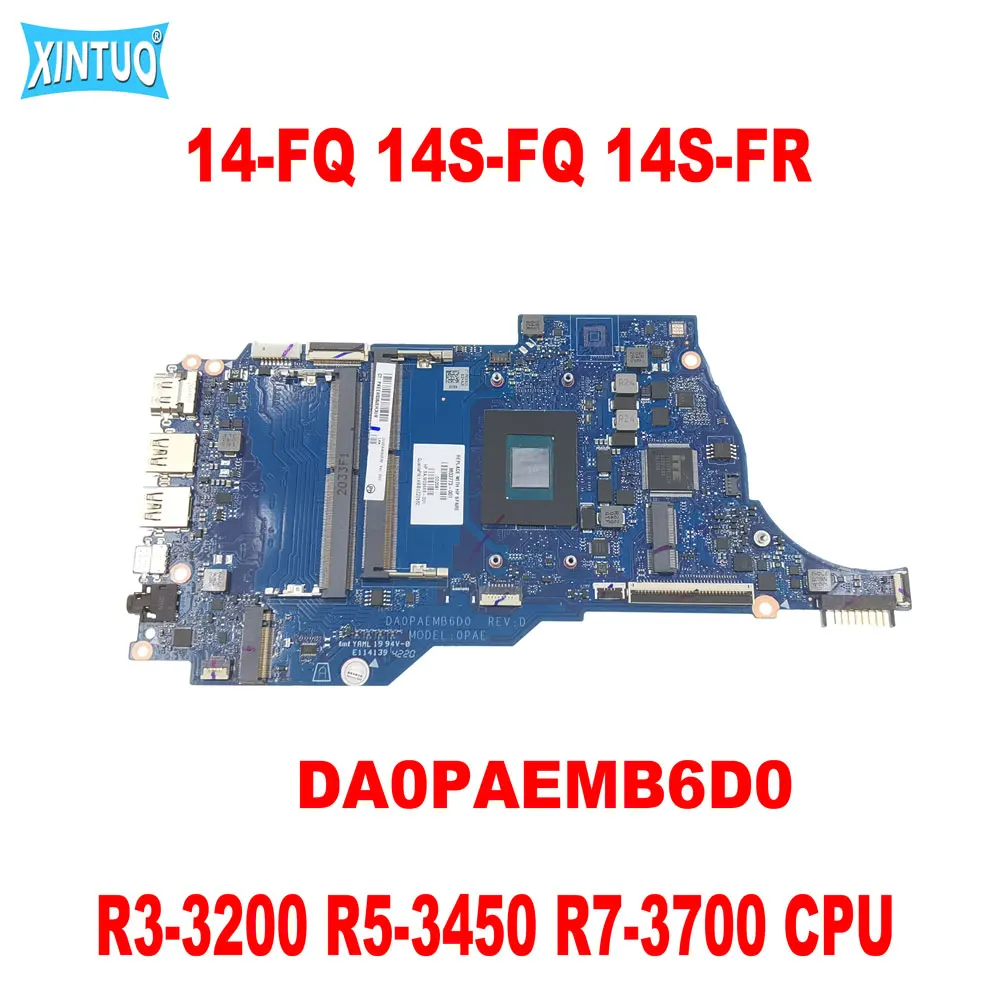 DA0PAEMB6D0 for HP 14-FQ 14S-FQ 14S-FR laptop motherboard R3-3200 R5-3450 R7-3700 CPU M03771-001 M10792-601 100% Tested