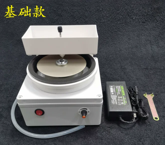 Portable Wet Grinder 125mm Electric Flat Lapidary Sharpener Water Cooled Grinding Machine