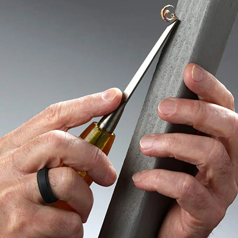 ABQR 8Mm Popular Black Men Silicone Cool Rings Women Rubber Wedding Ring Environmental Sports Ring #9