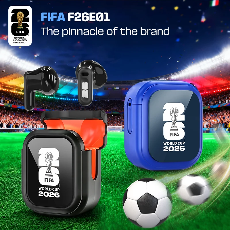 Écouteurs sans fil Bluetooth Édition Limitée FIFA 2026 avec Traduction IA, Son Hi-Fi, Charge Rapide, Appels Clairs F26E01