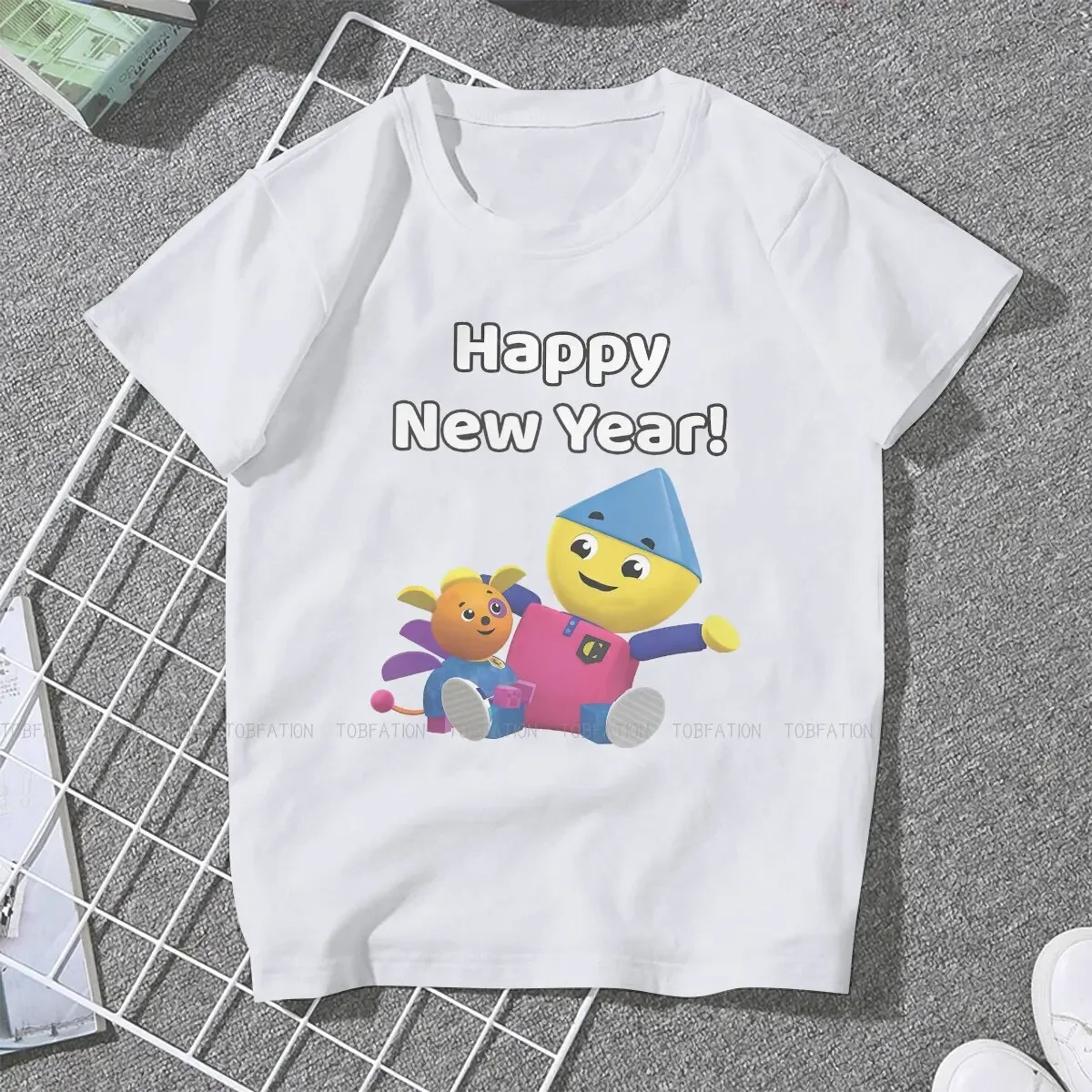 Charlie's Colorforms City Children T Shirt for Woman Girl Happy New Year Soft Leisure Tee  Novelty Fluffy Vintage Loose  Tees