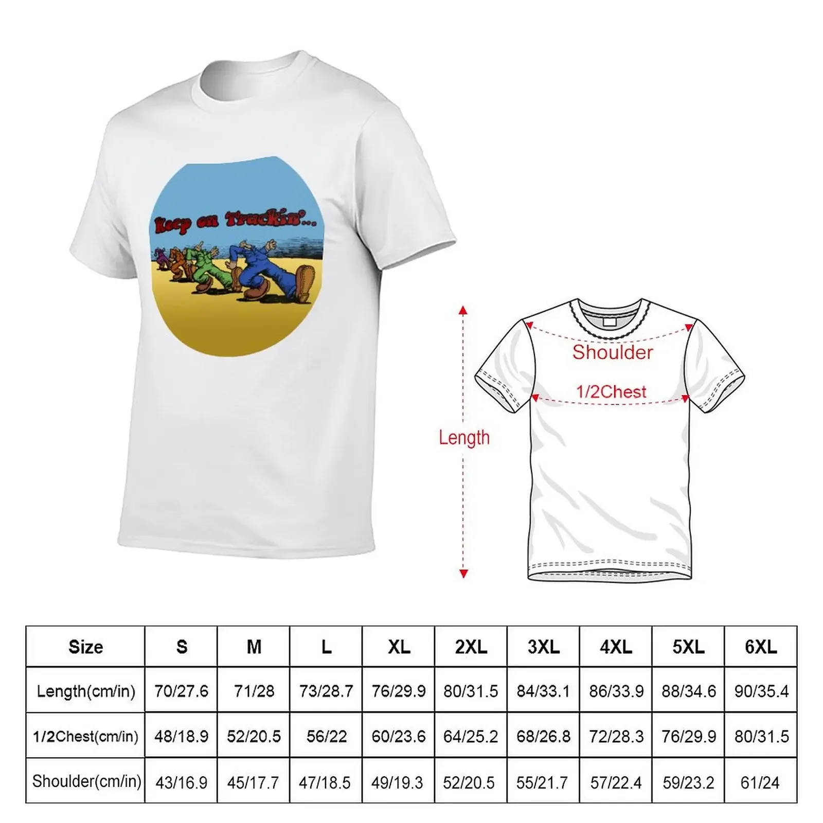 Keep on Truckin'... T-Shirt plus sizes football t shirt anime oversized t shirt men