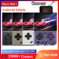 Miyoo Mini Plus Portable Retro Video Console 64GB 128GB Cortex-A7 Linux System 3.5' IPS Screen Handheld  Game Player With Case