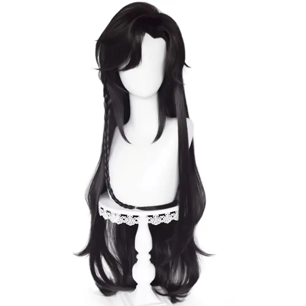 شعر مستعار أنيمي تأثيري لتيان قوان سي فو ، هوا تشنغ سان لانغ ، شعر مستعار اصطناعي أسود ، نعمة السماء الرسمية ، مقاومة للحرارة #2