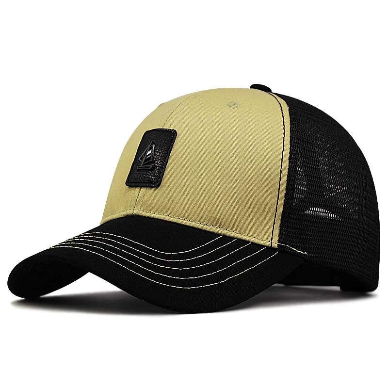 Gorra de béisbol de cabeza grande para hombre, gorro de camionero de malla de algodón de verano, 3d, Snapback de gran tamaño, 56-60cm, 60-68cm