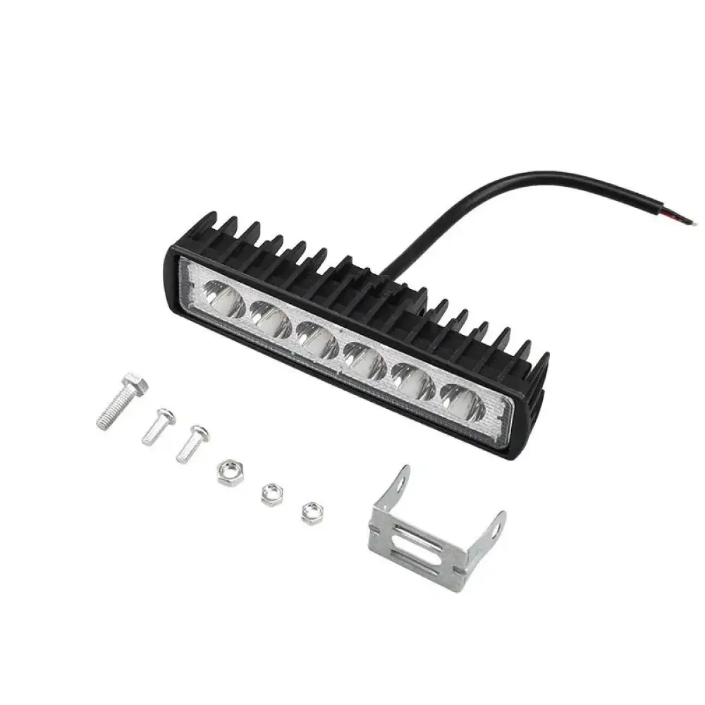 12V LED Auxiliary Work Lamp For Offroad SUV Pickup ATV Roof Spotlight White Beam Driving Fog Light Universal Modification