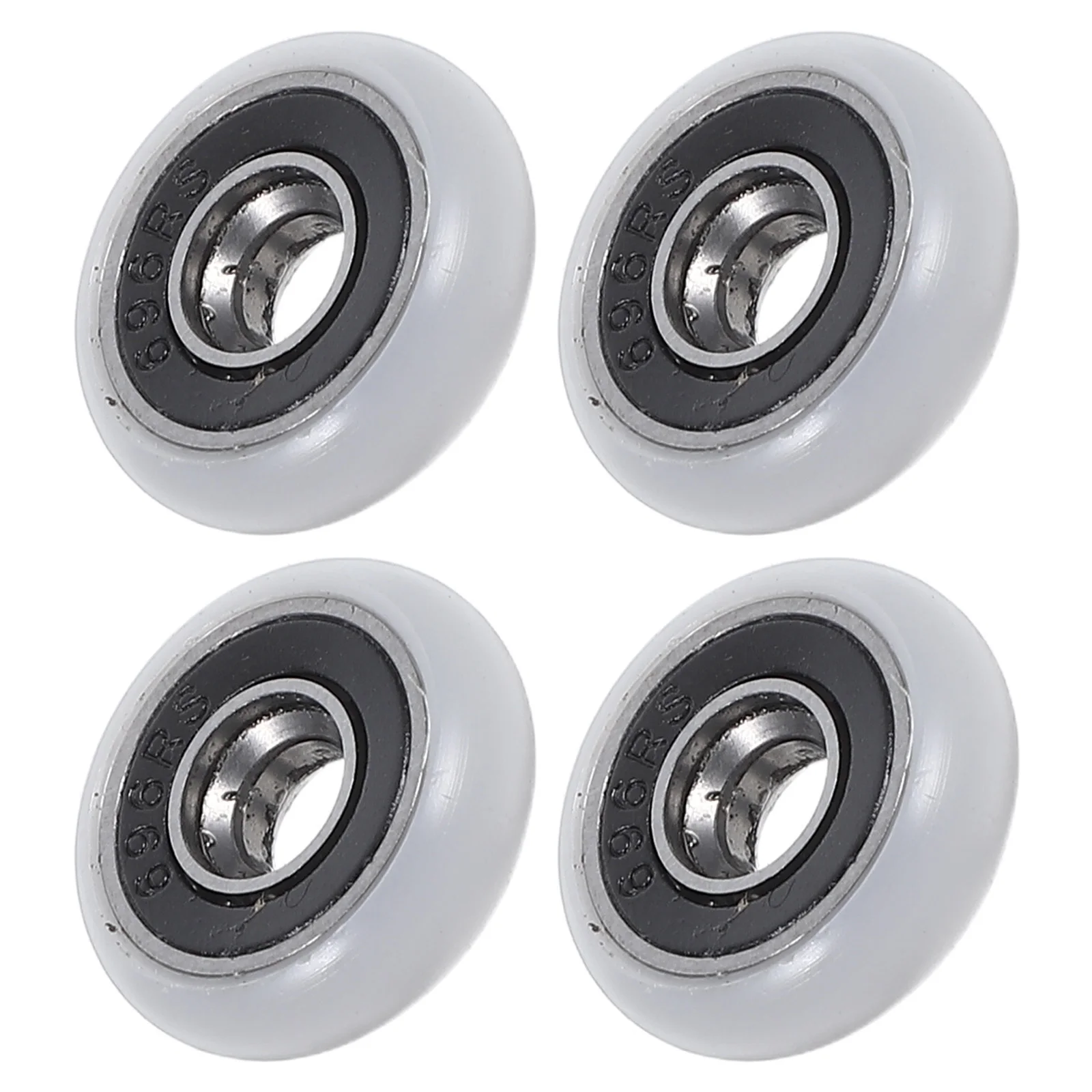 

4pcs Bathroom Sliding Wheel Pulley 19Mm Diameter Smooth Low Noise Replacement For Shower Glass Door Rollers Runners Hardware