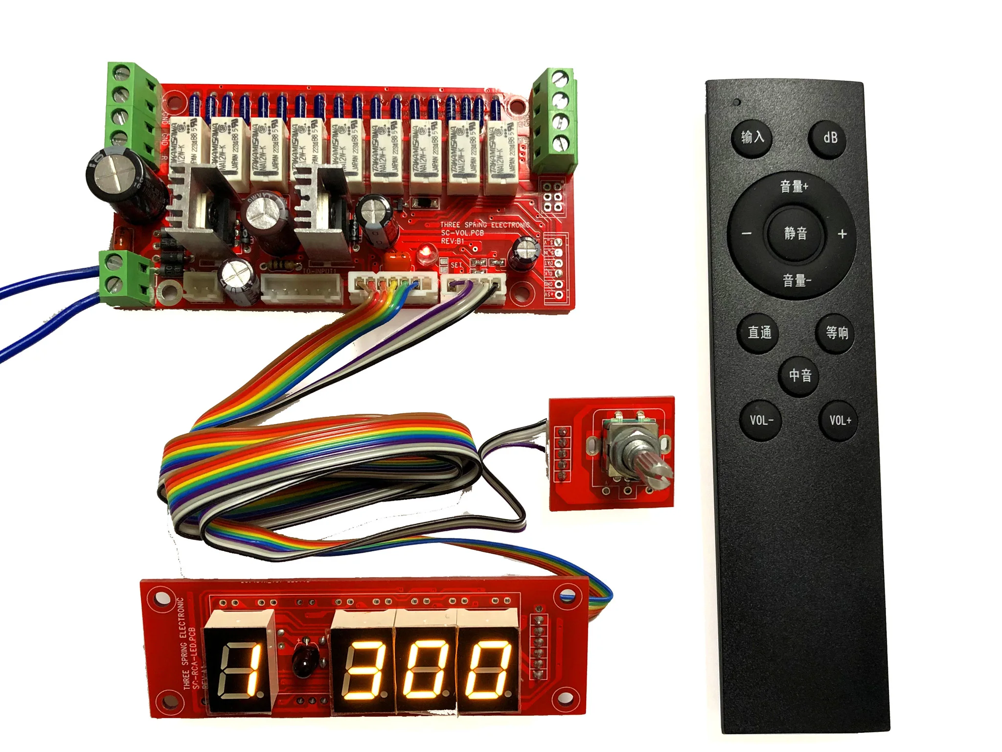 Fernbedienung Vorverstärker Leistungs verstärker Relais Lautstärke rca symmetrische Lautstärke regler Nixie Röhre Anzeige bildschirm