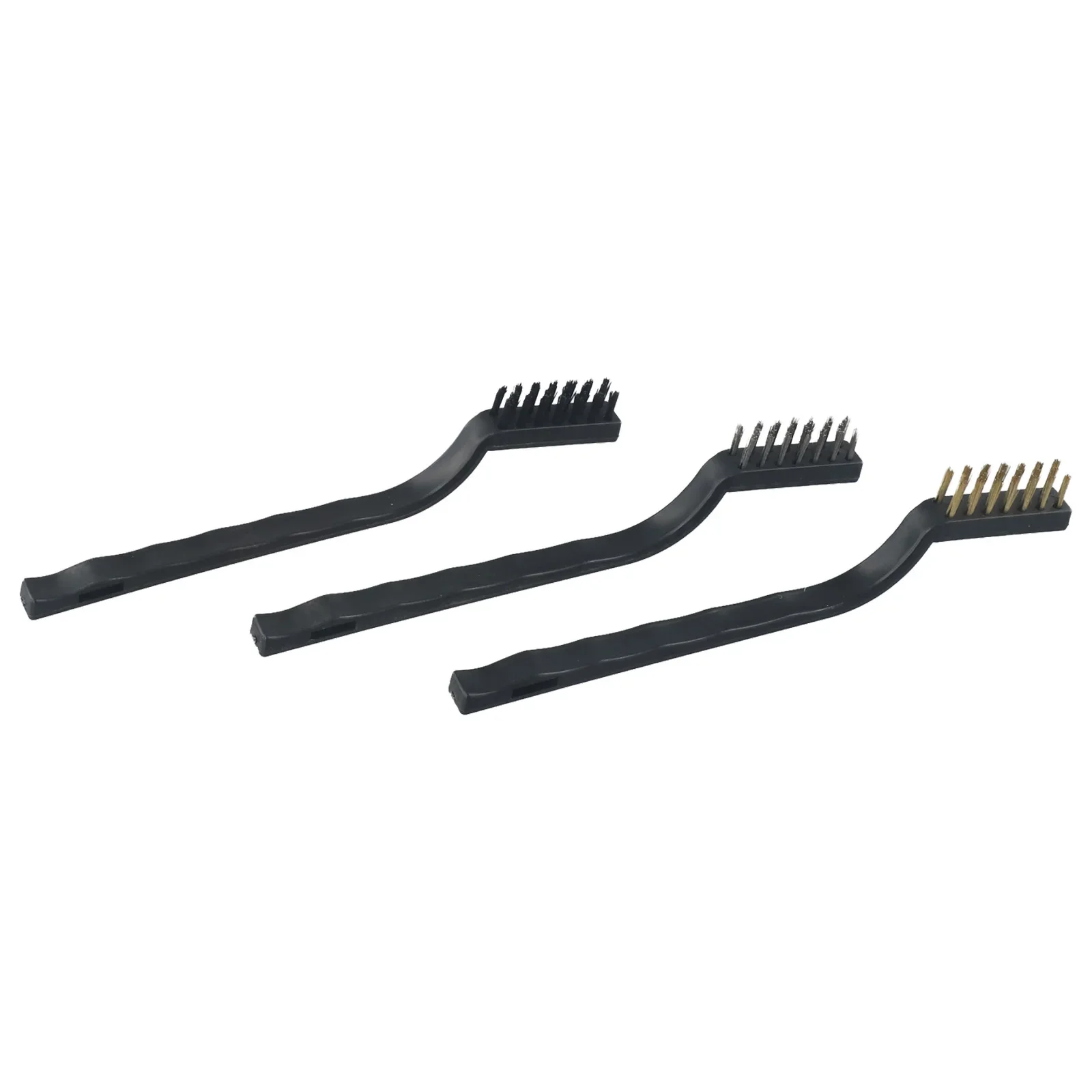 Cleaning Wire Brush Mini Home Stainless Steel Toothbrush 1pcs7 Inch Copper Hand Tools Industrial Plastic Handle