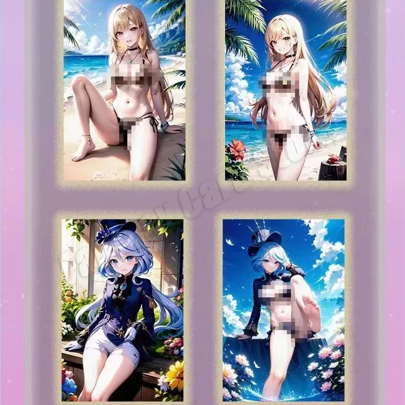 Nuovo stile Sexy A5 Card, vendita limitata ACG Goddess Story grandi tette e culo grosso Nude Bikini Girl Wife Card Blind Box Collection Gift