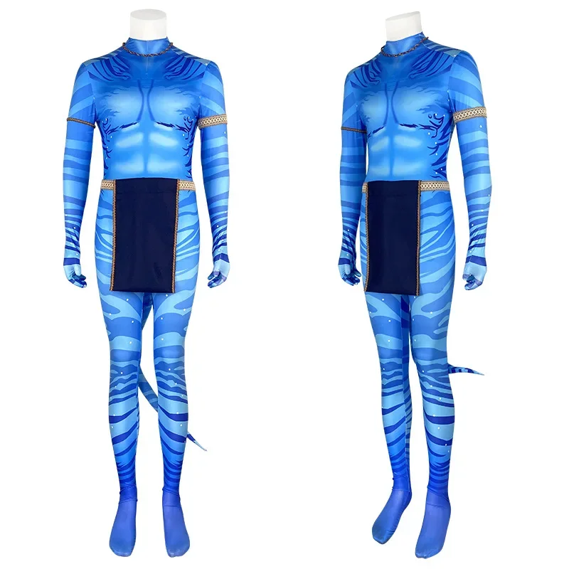 CGMGTSN-Combinaison Cosplay 3D Avatar The Way of Water Alien pour Homme et Femme, Costume de Batterie Trempé, Combinaisons Zentai, Costume de ixd'Halloween