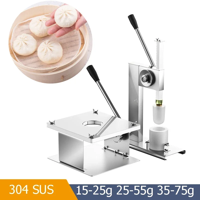 Hand Operated Stainless Steel Steamed Stuffed Bun Maker Machine Manual