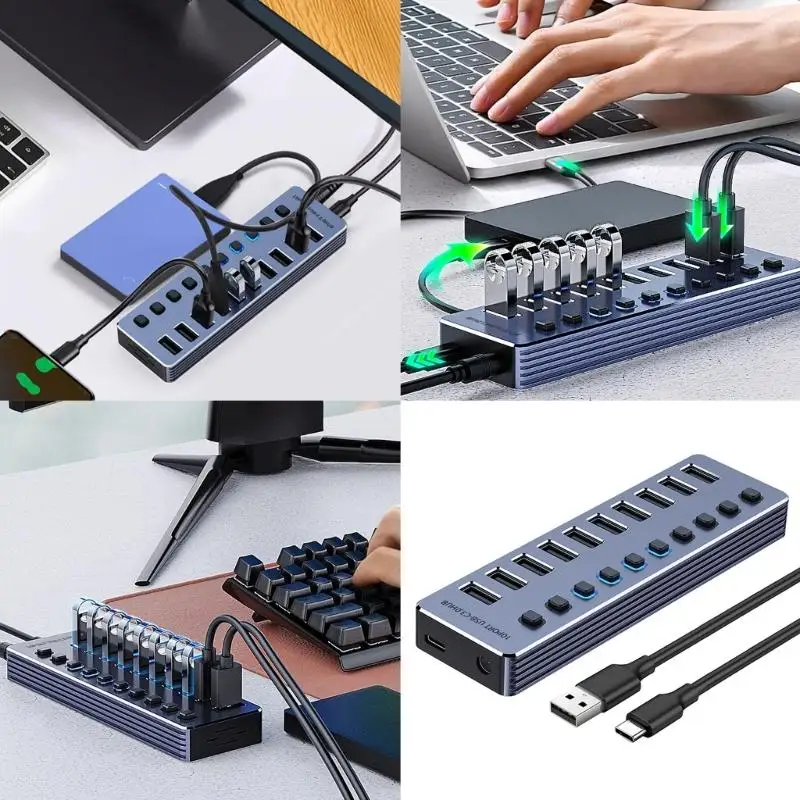 adaptador-divisor-usb-porta-y1ub-4-7-10-com-adaptador-alimentacao-usb-interruptores-independentes