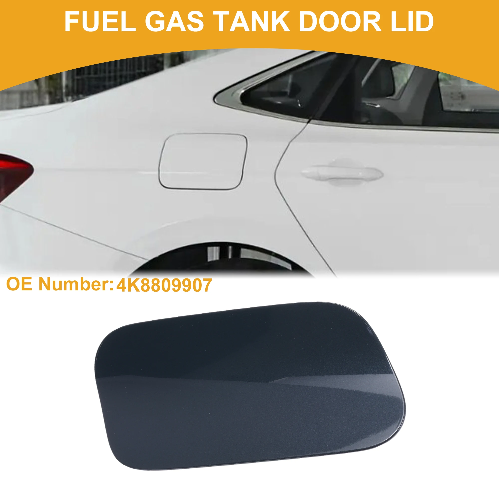 

UXCELL Fuel Tank Door Cap for Audi A7 2019-2024 Clip Type No.4K8809907 Galaxy Blue ABS