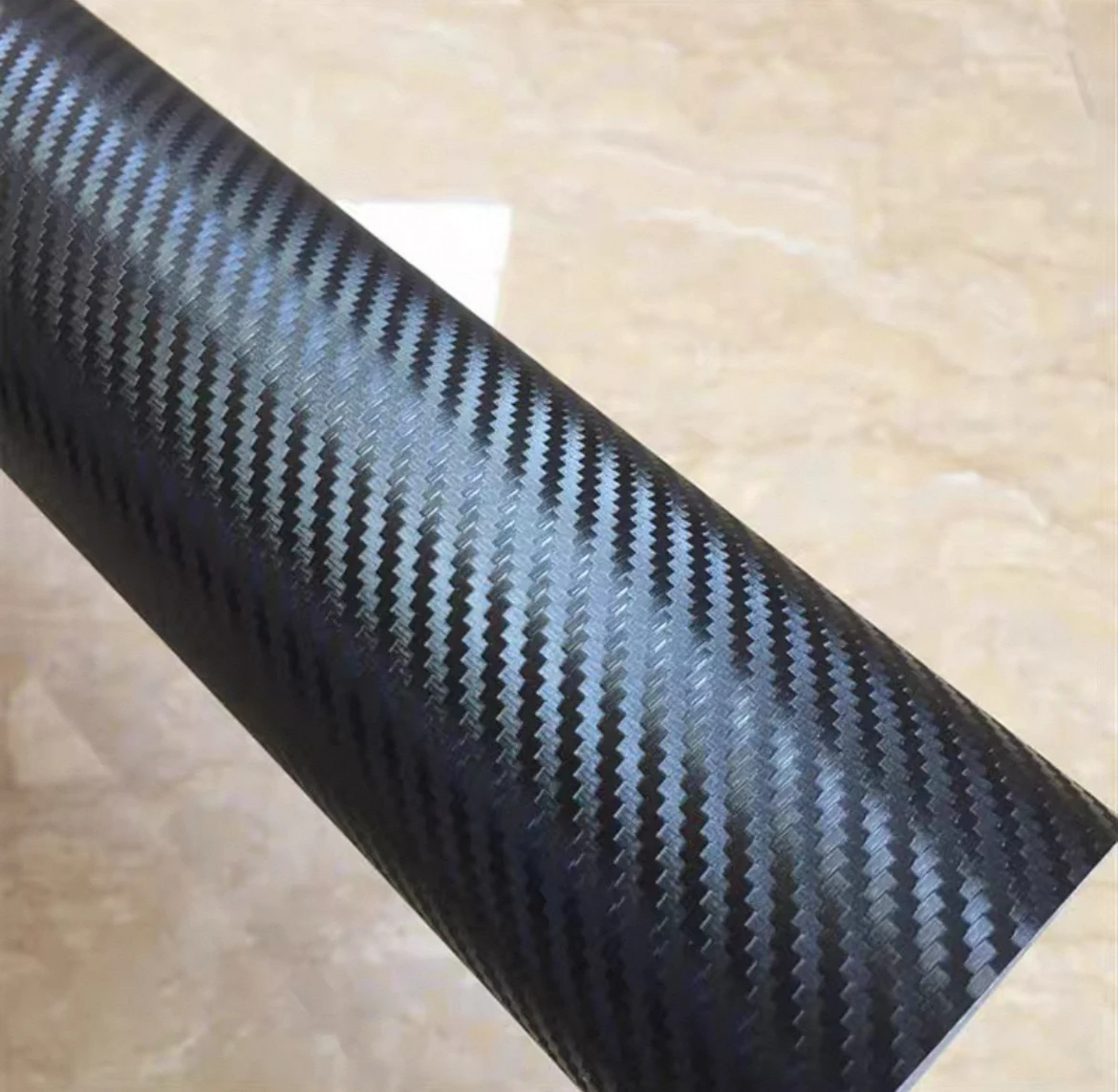 Durable Carbon Fiber 3D Textured Car Packaging Film Whole Car Modeling Air Release Technology Color Changing TPU Body Roll