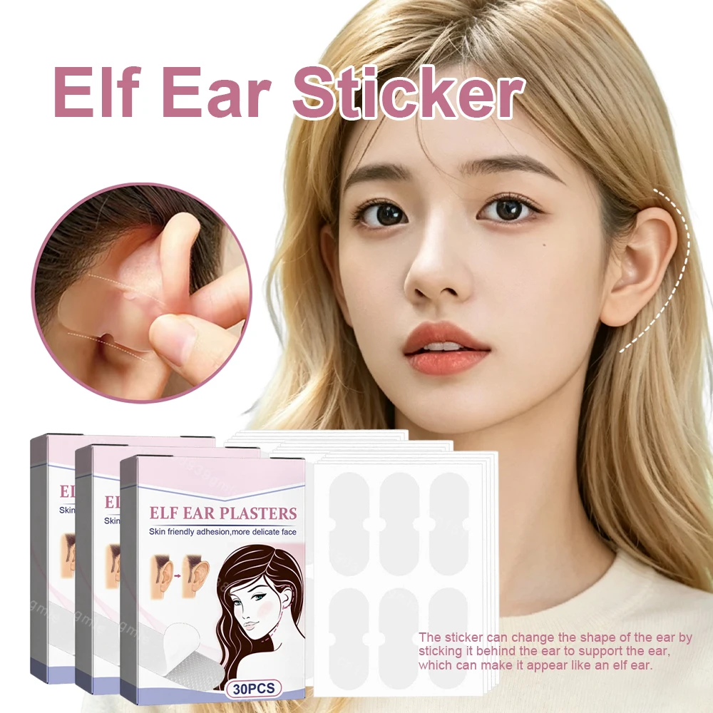 150/30 Pcs Cosmetic Ear Corrector Self Adhesive Invisible Ears Stickers Elf Ear Sticker Tape Waterproof Self Sweatproof Patch