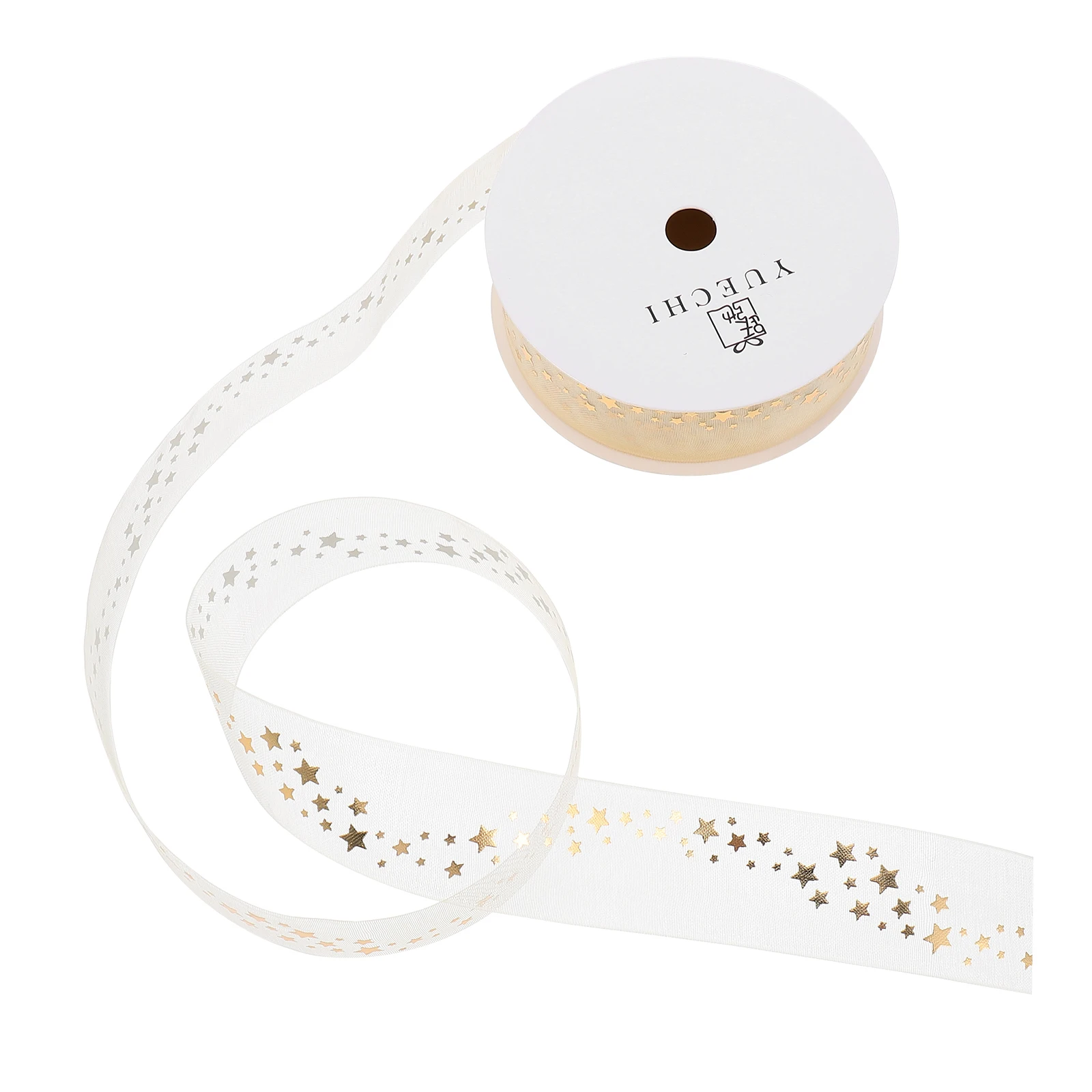 

1 Roll Christmas Decorative Ribbon Premium Quality Creative Printed Ribbon for Gift Wrapping Bags Party Wedding