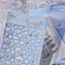 Tomoni Sanrio Anime Nail Stickers Cinnamoroll Nail Supplies Nail Decals Cute Valentine's Day Love Stickers DlY Nail Aecoration