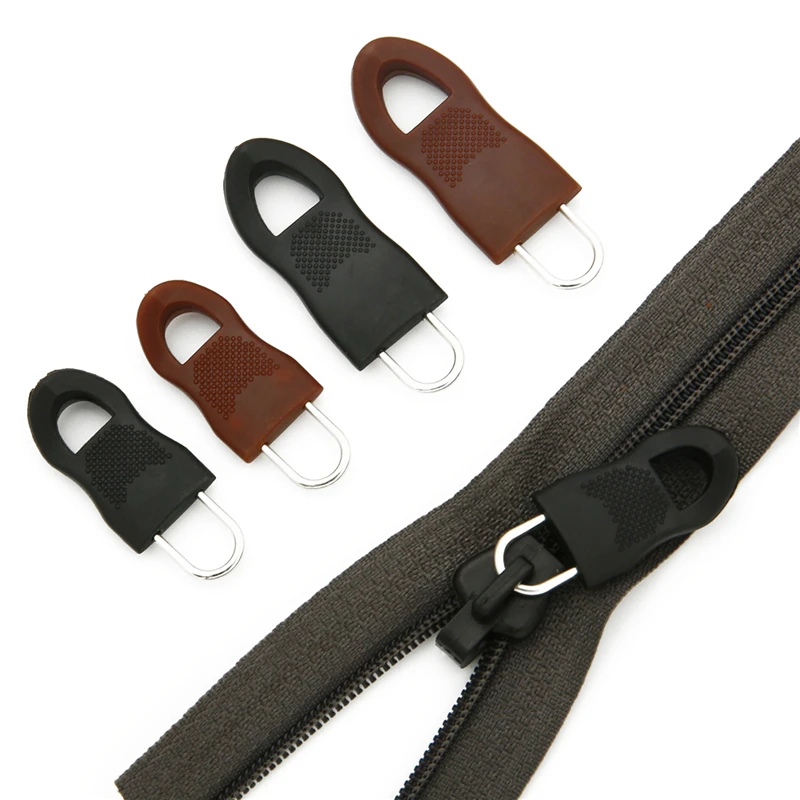 8Set Replacement Zipper Pull Puller End Fit Rope Tag Clothing Zip Fixer Broken Buckle Zip Cord Tab Bag Suitcase Tent Backpack