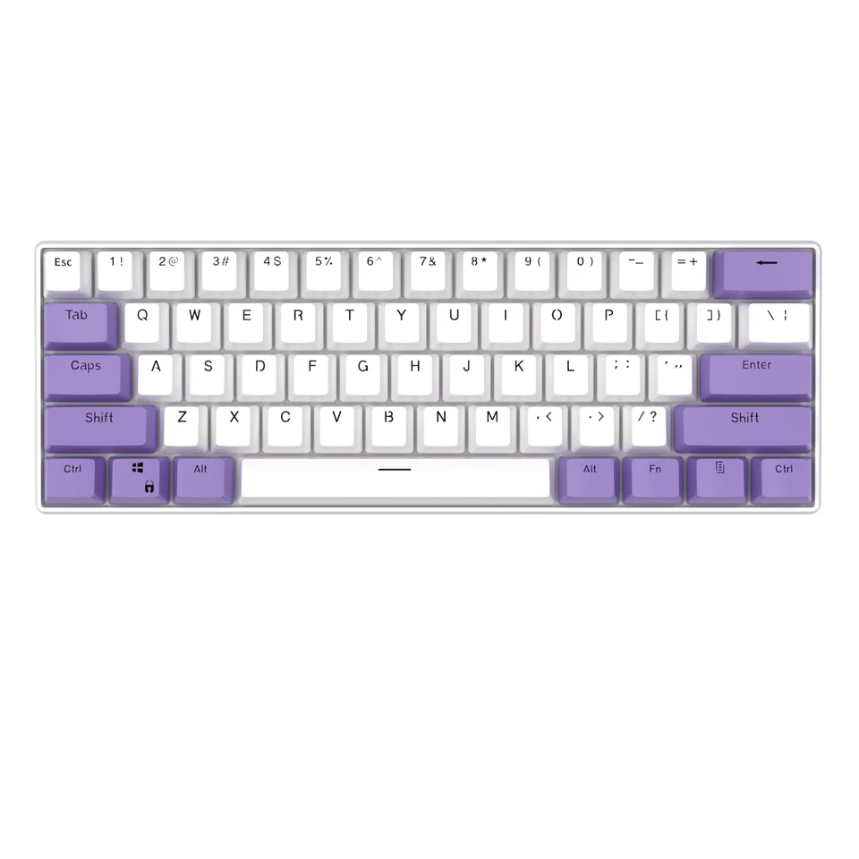 ＠RK Royal Kludge RK61 Mechanical Keyboard Keycaps 61 Keys General PBT