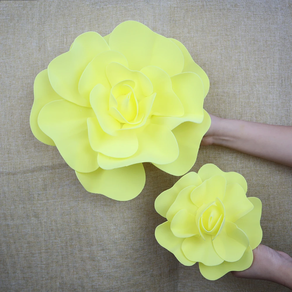 Simulated Large Flat Bottom Rose Handmade Flower Bouquet Thanksgiving Day Wedding Wall Decoration Natural Preserved Flowers