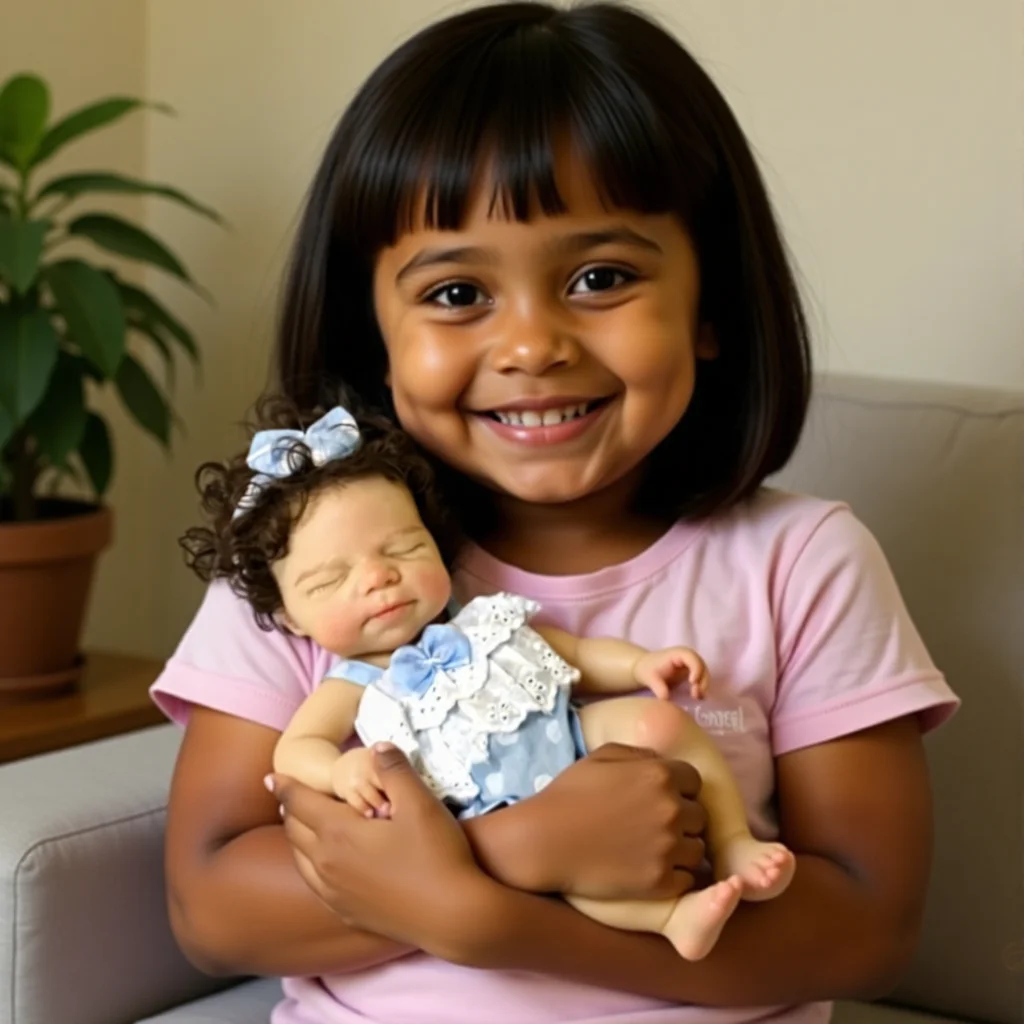 Aizwa1 13 Inch Solid Silicone Pascale Doll With Curly Hair Open Mouth Bebe Newborn Girl Bald Baby Girl Include Feeding Bottle